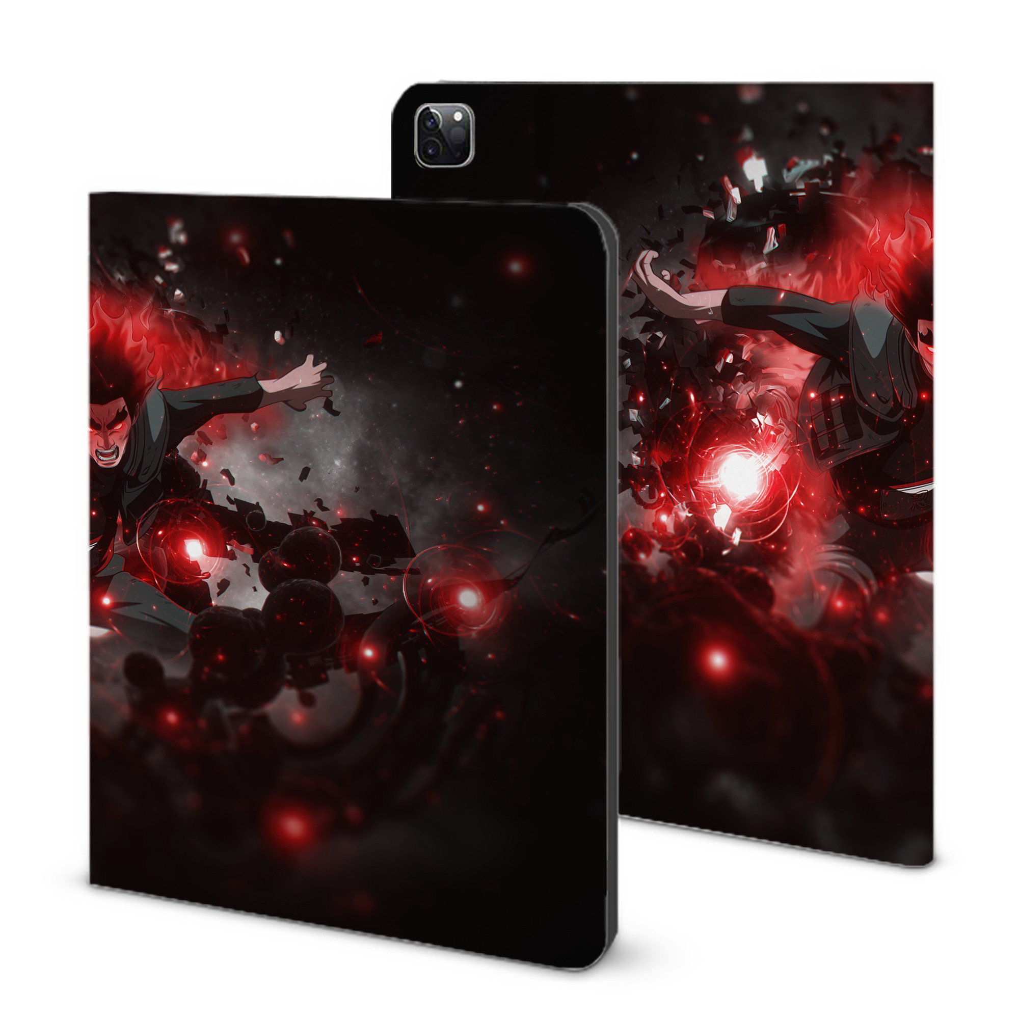 （画像用） NARUTO -ナルト- NARUTO -ナルト- 疾風伝 IPad ケース ブック型 PUレザー TPU 耐衝撃 軽量 薄型 ペン収納なし 全面保護 IPad 各モデル対応